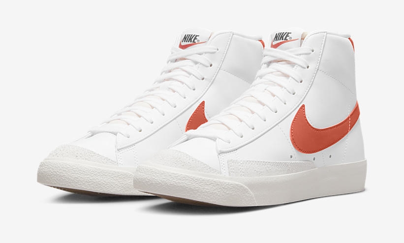 2022年 発売予定！ナイキ ブレーザー ミッド 77 “ホワイト/オレンジ” (NIKE BLAZER MID 77 “White/Orange”) [DZ4408-100]