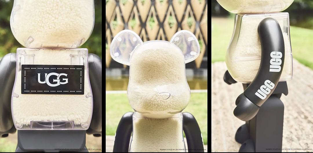 綿が詰められた「UGG × BE@RBRICK 400%」が1000%の大型になって6/11 発売 (アグ ベアブリック)