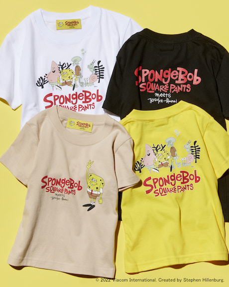 スポンジボブ × アーティスト花井祐介 × BEAMS T コラボコレクションがオンライン先行予約 (SpongeBob Yusuke Hanai ビームス)