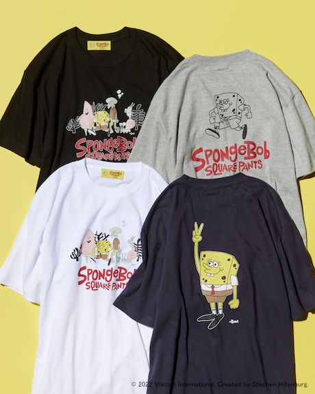 スポンジボブ × アーティスト花井祐介 × BEAMS T コラボコレクションがオンライン先行予約 (SpongeBob Yusuke Hanai ビームス)