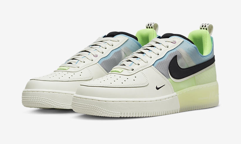 2022年 発売予定！ナイキ エア フォース 1 リアクト ロー “ホワイト/ライム/ブルー” (NIKE AIR FORCE 1 REACT LOW “White/Lime/Blue”) [DM0573-101]