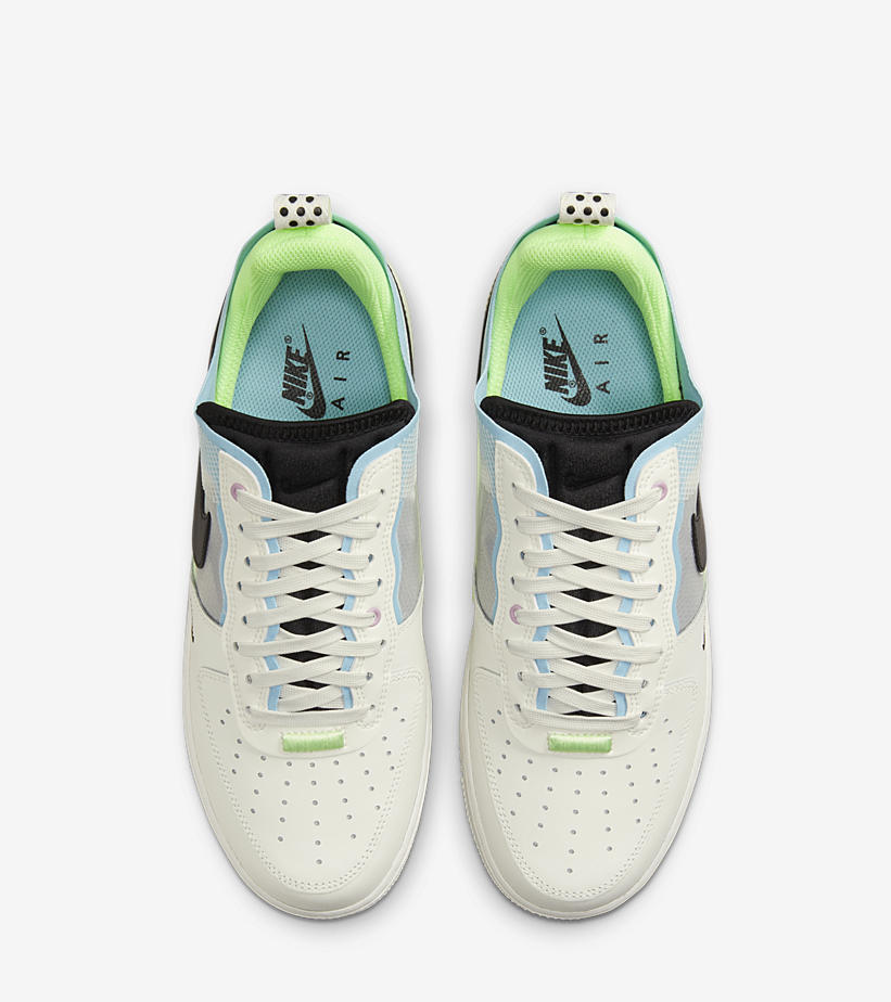 2022年 発売予定！ナイキ エア フォース 1 リアクト ロー “ホワイト/ライム/ブルー” (NIKE AIR FORCE 1 REACT LOW “White/Lime/Blue”) [DM0573-101]