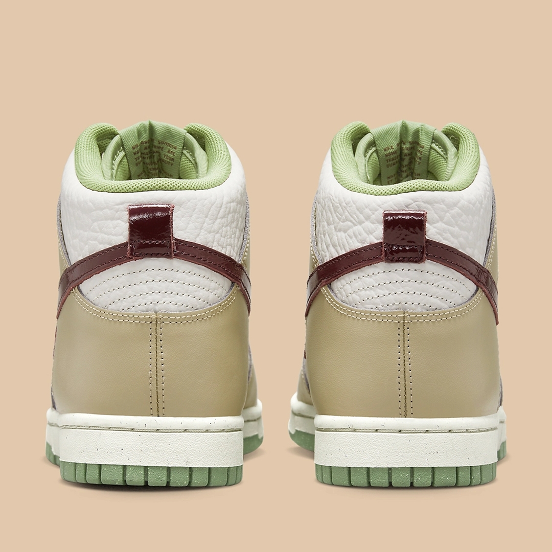 2022年 発売予定！ナイキ ダンク ハイ “ホワイト/タン/グリーン” (NIKE DUNK HIGH “White/Tan/Green”) [DX8956-001]