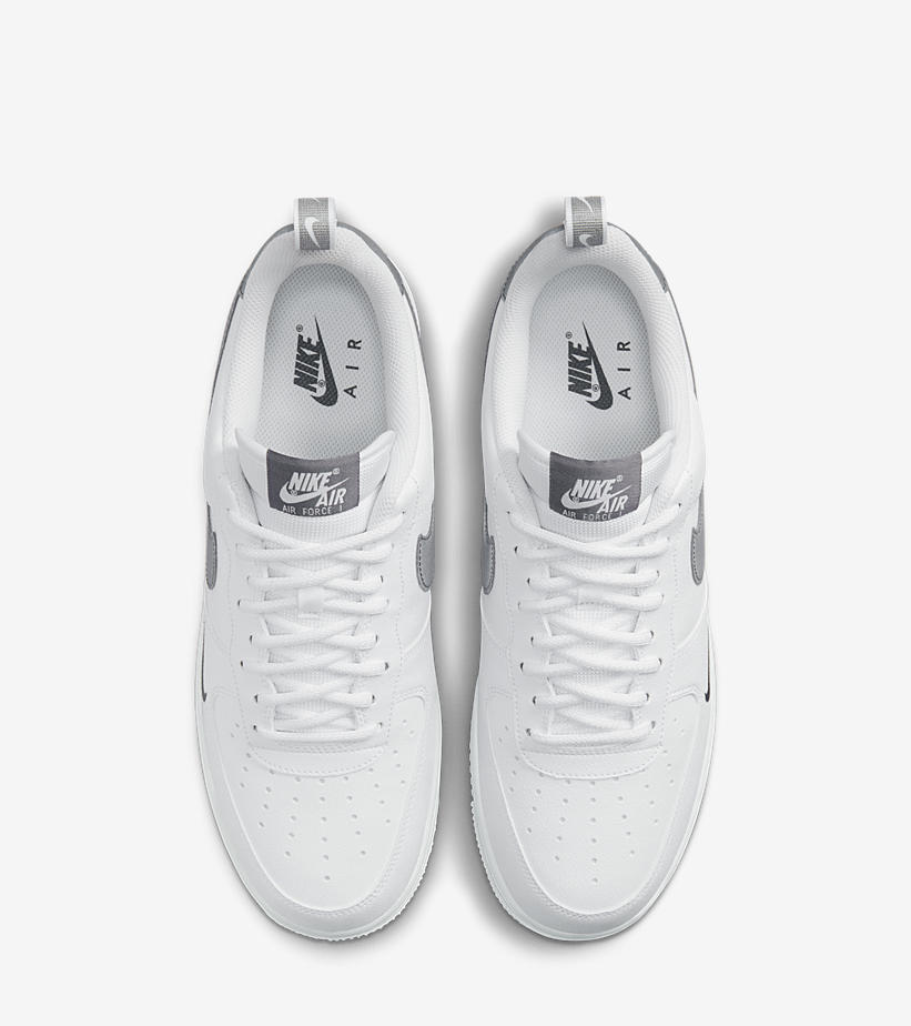 2022年 発売予定！ナイキ エア フォース 1 ロー “ヒールタブ/ホワイト/グレー” (NIKE AIR FORCE 1 LOW “Heel tab/White/Grey”) [DX8967-100]