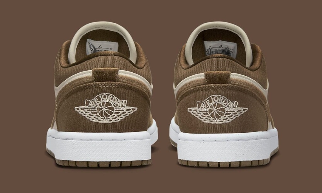 2022年 発売予定！ナイキ エア ジョーダン 1 ロー “ホワイト/ブラウンキャンバス” (NIKE AIR JORDAN 1 LOW “White/Brown Canvas”)