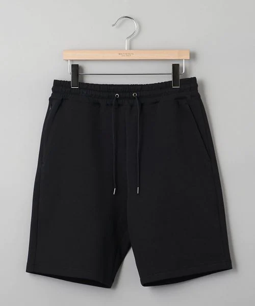 web限定！BEAUTY&YOUTH WARDROBE SMART ダブルニット イージー テーパード ショートパンツ (ビューティアンドユース)