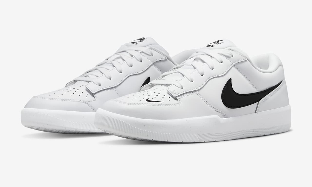 【6/15~ NIKEアプリ先行販売】ナイキ SB フォース 58 プレミアム “ホワイト/ブラック” (NIKE SB FORCE 58 PREMIUM “White/Black”) [DH7505-101]