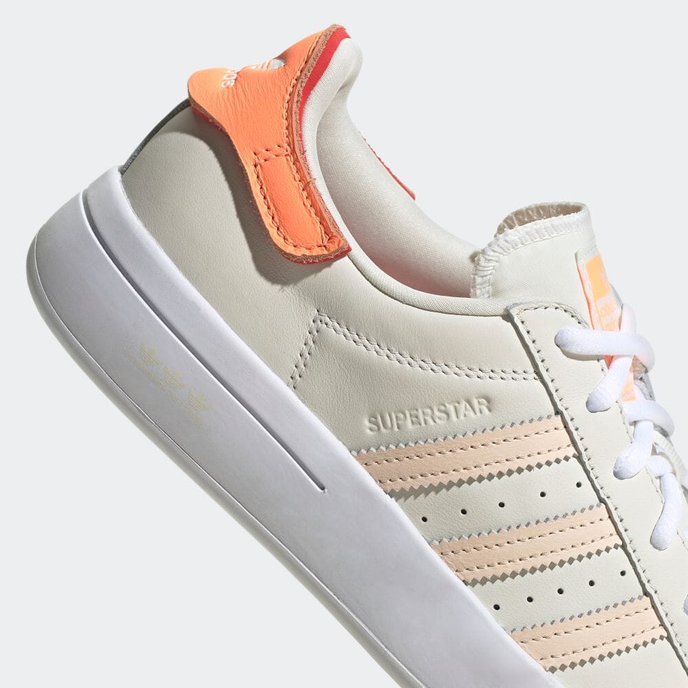 【国内 6/17 発売】アディダス オリジナルス スーパースター AYOON “ホワイト/ナイトスカイ/プリスオレンジ” (adidas Originals SUPERSTAR AYOON “White/Sky/Orange”) [GW9587/GW9588]