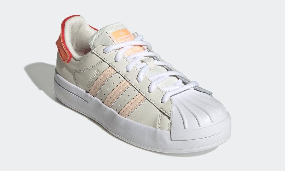 【国内 6/17 発売】アディダス オリジナルス スーパースター AYOON “ホワイト/ナイトスカイ/プリスオレンジ” (adidas Originals SUPERSTAR AYOON “White/Sky/Orange”) [GW9587/GW9588]