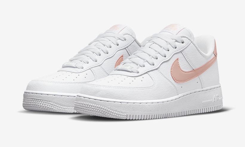 2022年 発売予定！ナイキ エア フォース 1 ロー “ネクスト ネイチャー/ホワイト/フォッシルローズ” (NIKE AIR FORCE 1 LOW “Next Nature/White/Fossil Rose”) [DN1430-106]