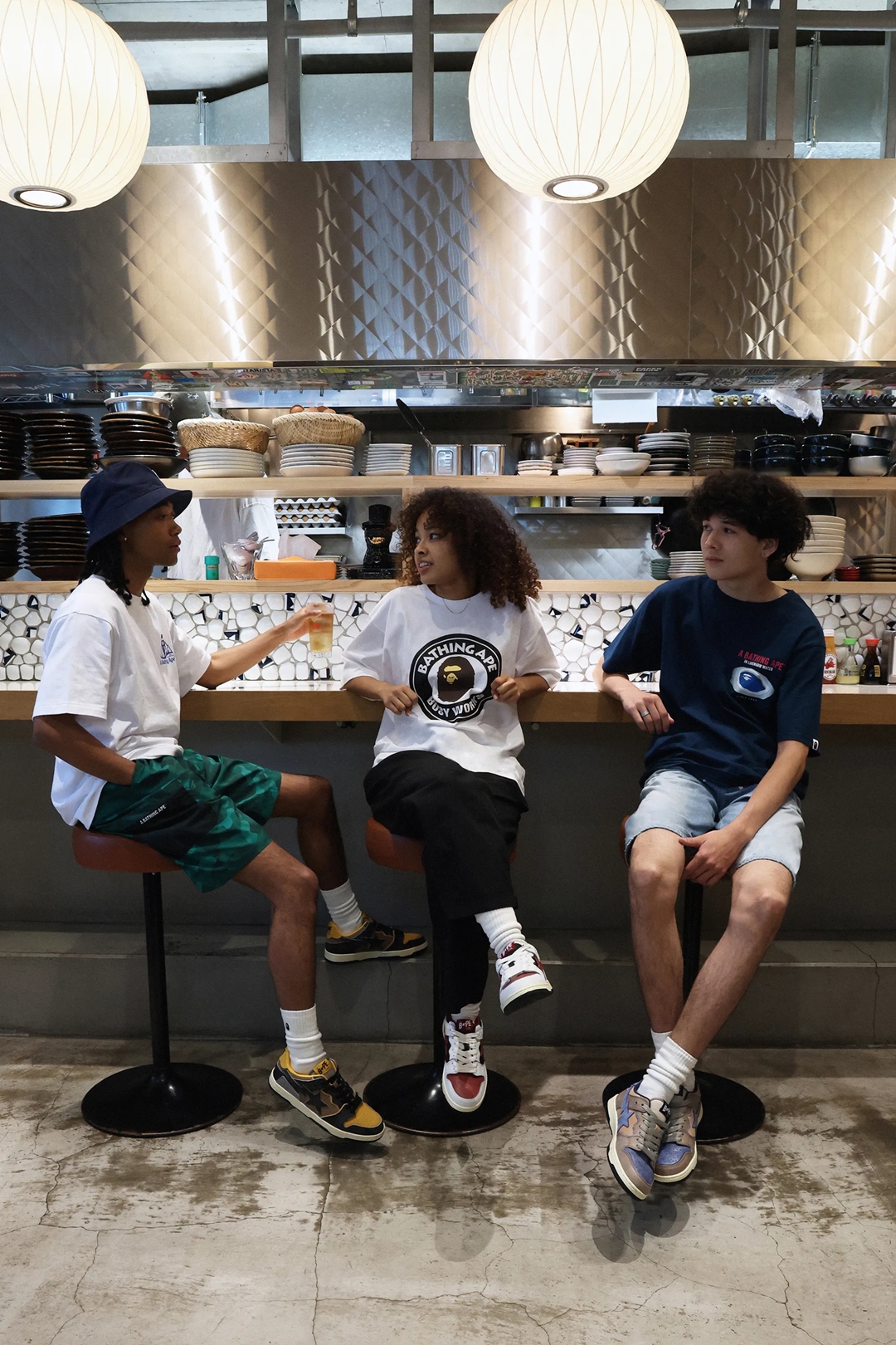 A BATHING APE BAPE STAからヴィンテージ加工を施したBAPE SK8 STAが6/18 発売 (ア ベイシング エイプ)