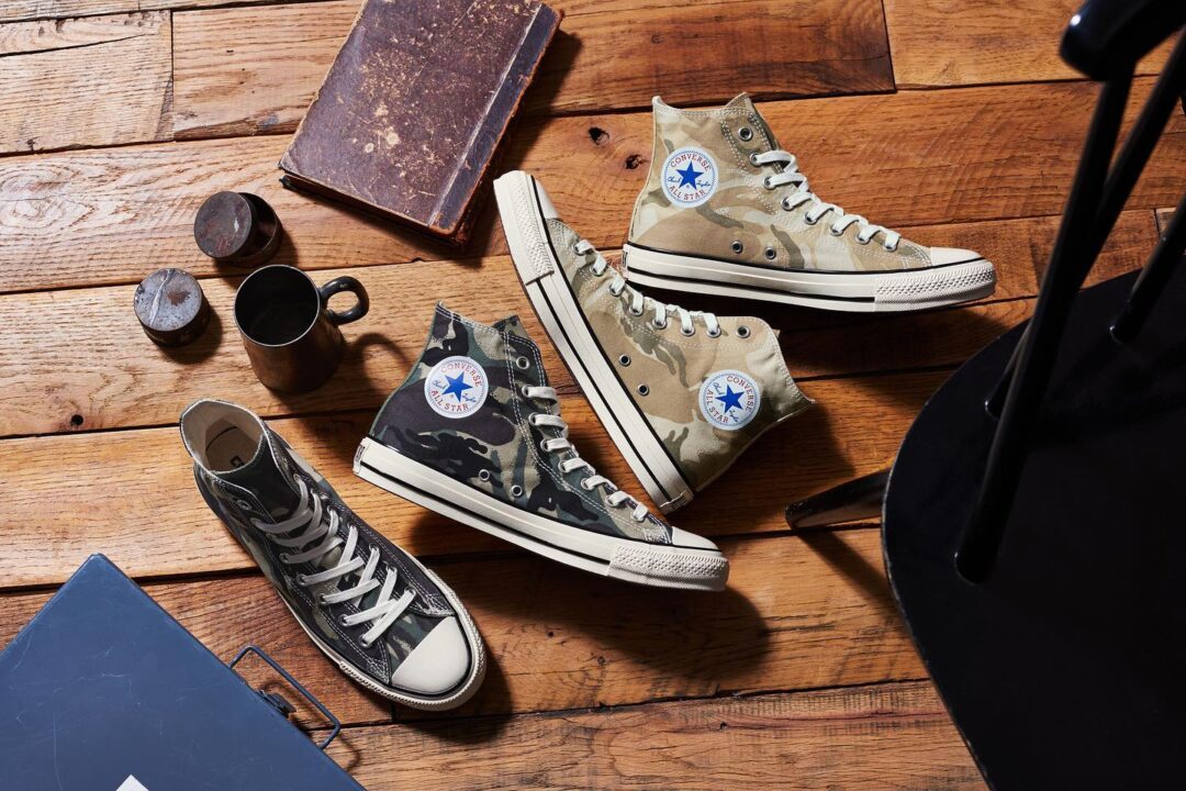 【国内 6/17 発売】ブラッシュタッチのカモ柄をプリントした CONVERSE ALL STAR US DPM-CAMO HI (コンバース オールスター US DPM カモ)