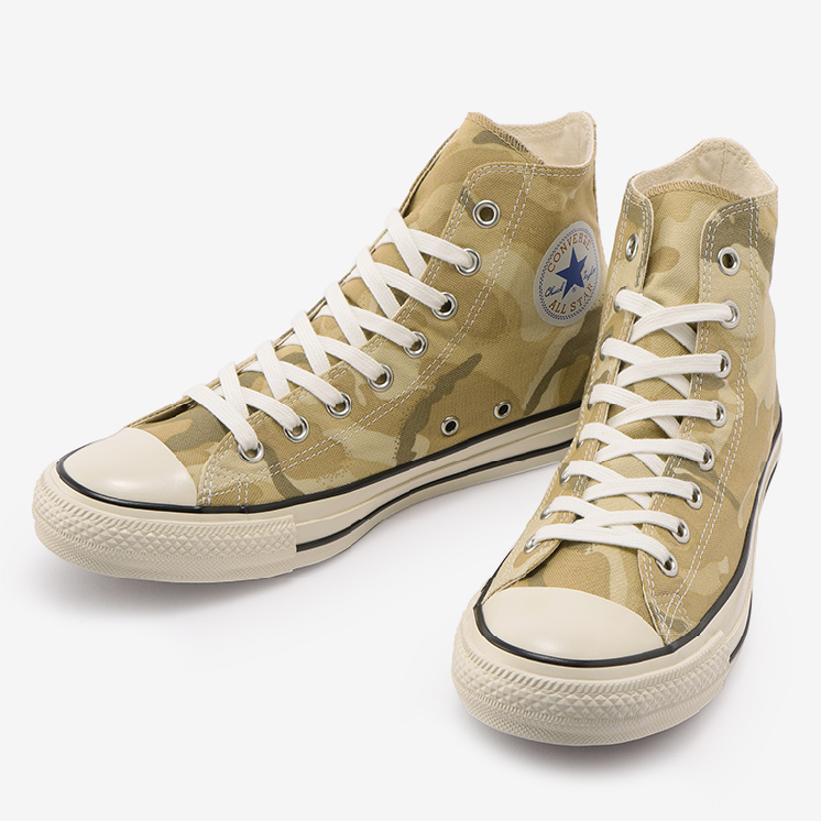 【国内 6/17 発売】ブラッシュタッチのカモ柄をプリントした CONVERSE ALL STAR US DPM-CAMO HI (コンバース オールスター US DPM カモ)