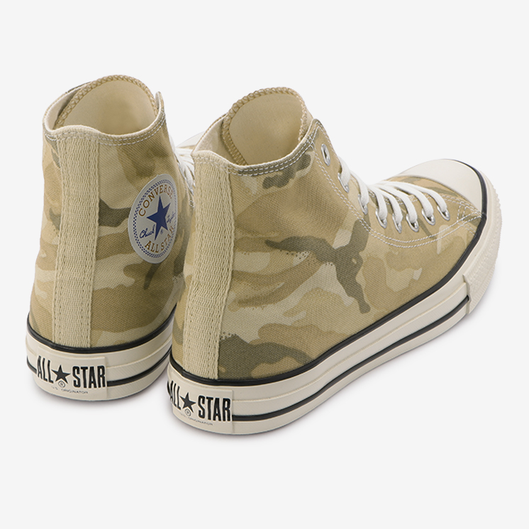 【国内 6/17 発売】ブラッシュタッチのカモ柄をプリントした CONVERSE ALL STAR US DPM-CAMO HI (コンバース オールスター US DPM カモ)