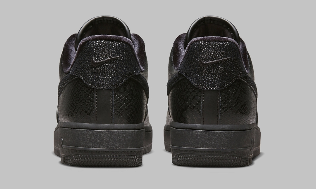 2022年 発売予定！ナイキ エア フォース 1 ロー “ブラックスネークスキン/ゴールド” (NIKE AIR FORCE 1 LOW “Black Snake Skin/Gold”)