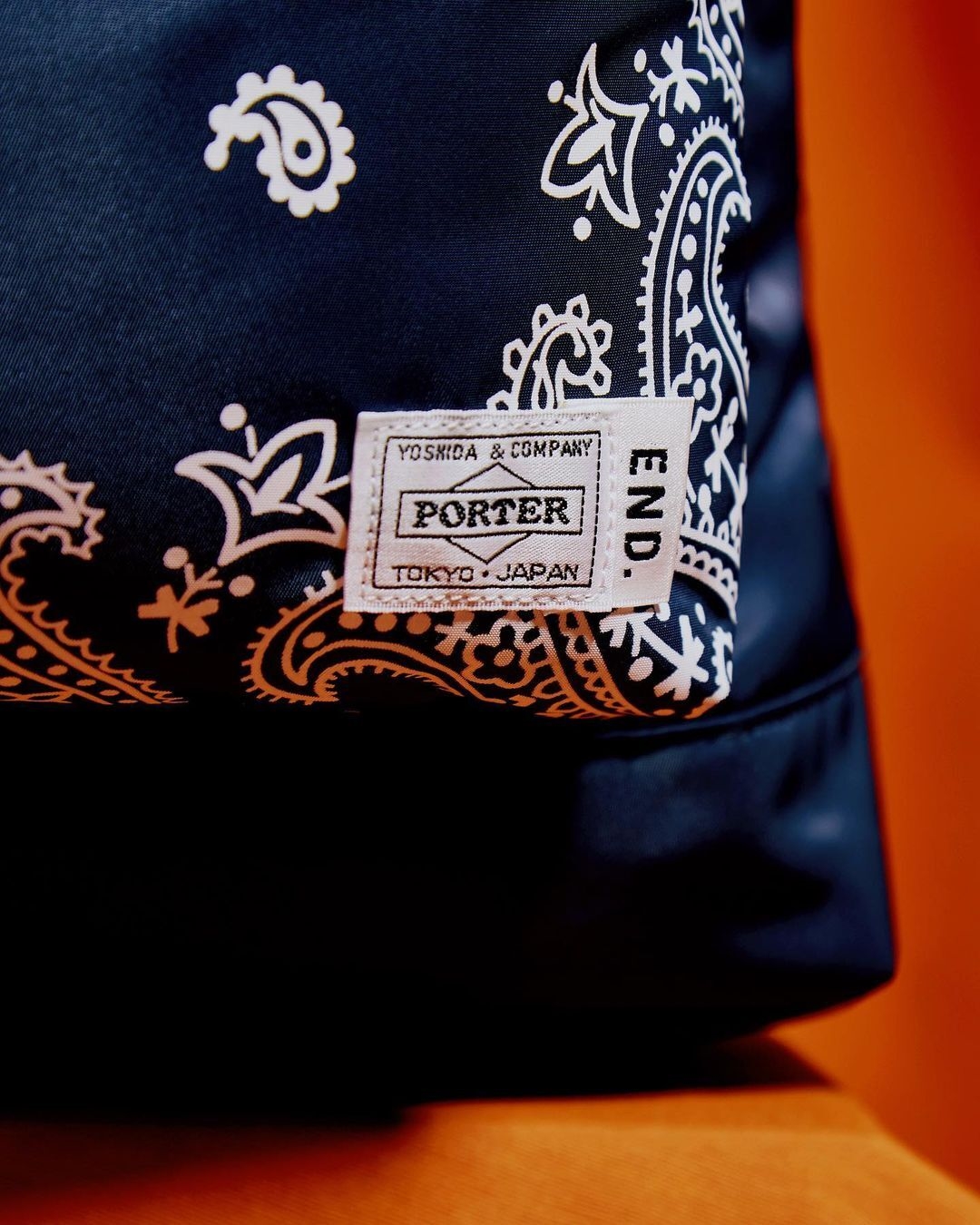 END. x PORTER “Bandana/Navy” COLLECTIONが6/25 発売 (エンド ポーター “バンダナ/ネイビー”)