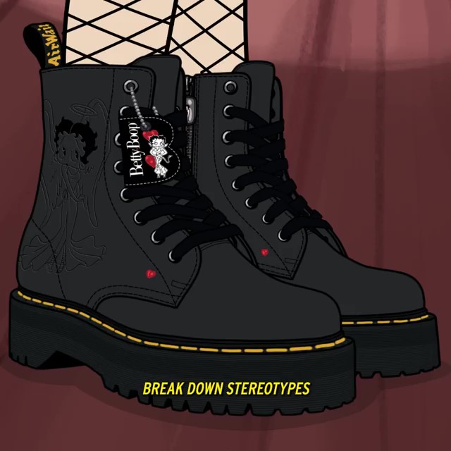 【国内 6/23 発売】Dr. Martens x BETTY BOOP コラボレーション (ドクターマーチン ベティ・ブープ)