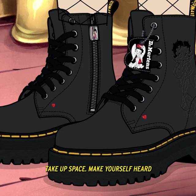 【国内 6/23 発売】Dr. Martens x BETTY BOOP コラボレーション (ドクターマーチン ベティ・ブープ)