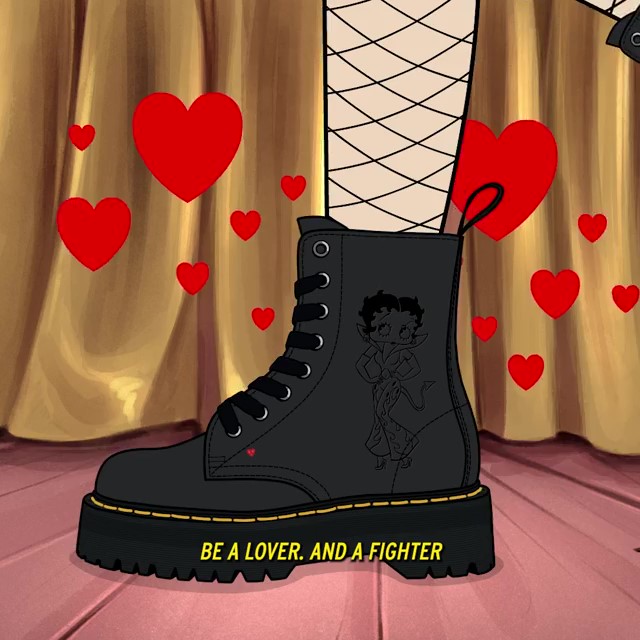 【国内 6/23 発売】Dr. Martens x BETTY BOOP コラボレーション (ドクターマーチン ベティ・ブープ)
