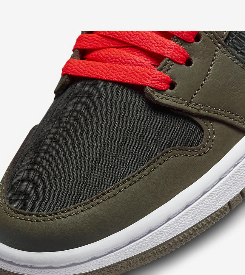 2022年 発売予定！ナイキ エア ジョーダン 1 ロー “ブラック/オリーブ/クリムゾン” (NIKE AIR JORDAN 1 LOW “Black/Olive/Crimson”) [DQ6076-002]