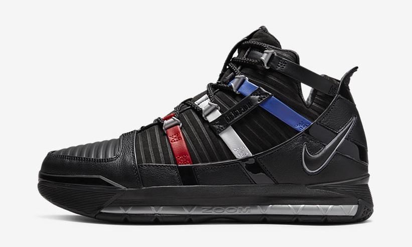 【国内 7/13 発売】ナイキ ズーム レブロン 3 “ブラック/ユニバーシティレッド” (NIKE ZOOM LEBRON 3 “Black/University Red”) [DO9354-001]