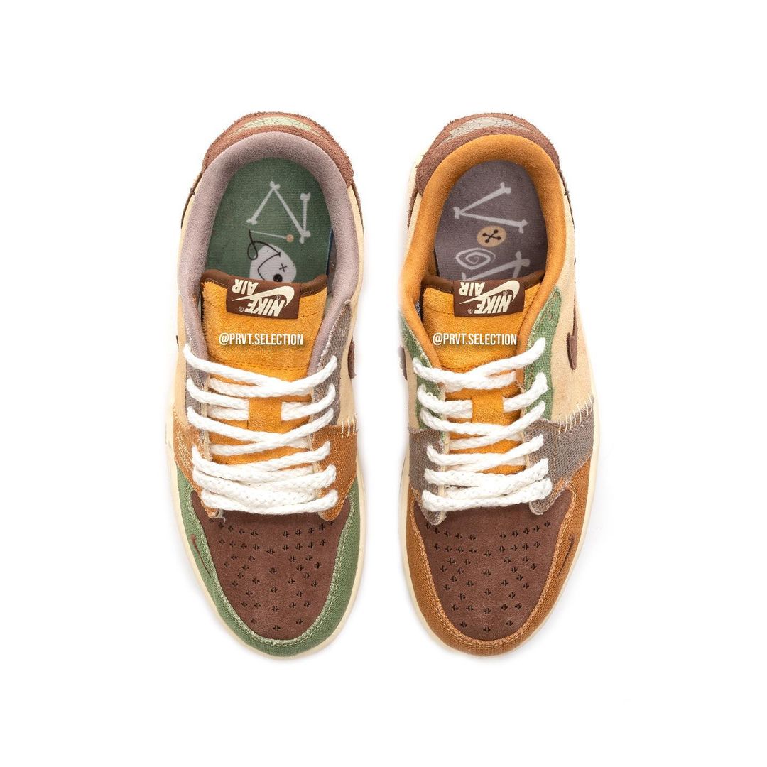 【国内 11/8 発売】Zion Williamson x NIKE AIR JORDAN 1 LOW RETRO OG “Voodoo/Flax” (ザイオン・ウィリアムソン ナイキ エア ジョーダン 1 ロー レトロ OG “ブードゥー/フラックス”) [DZ7292-200]