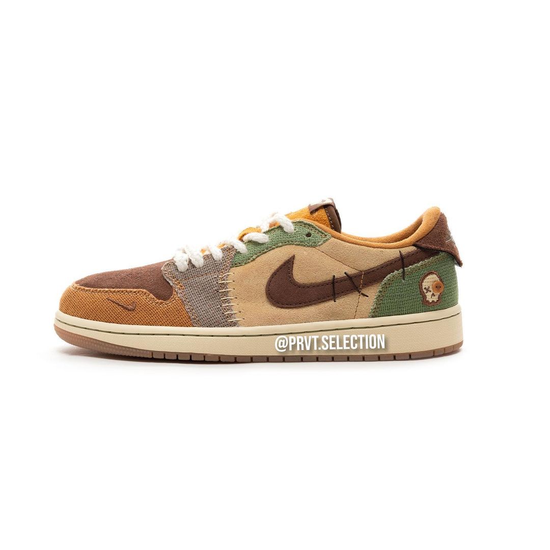 【国内 11/8 発売】Zion Williamson x NIKE AIR JORDAN 1 LOW RETRO OG “Voodoo/Flax” (ザイオン・ウィリアムソン ナイキ エア ジョーダン 1 ロー レトロ OG “ブードゥー/フラックス”) [DZ7292-200]