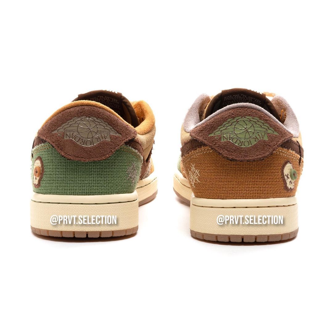 【国内 11/8 発売】Zion Williamson x NIKE AIR JORDAN 1 LOW RETRO OG “Voodoo/Flax” (ザイオン・ウィリアムソン ナイキ エア ジョーダン 1 ロー レトロ OG “ブードゥー/フラックス”) [DZ7292-200]