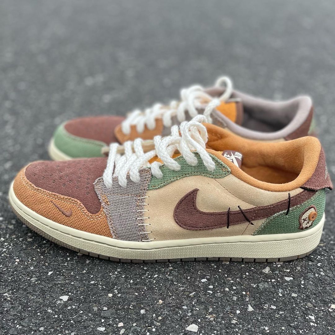 【国内 11/8 発売】Zion Williamson x NIKE AIR JORDAN 1 LOW RETRO OG “Voodoo/Flax” (ザイオン・ウィリアムソン ナイキ エア ジョーダン 1 ロー レトロ OG “ブードゥー/フラックス”) [DZ7292-200]