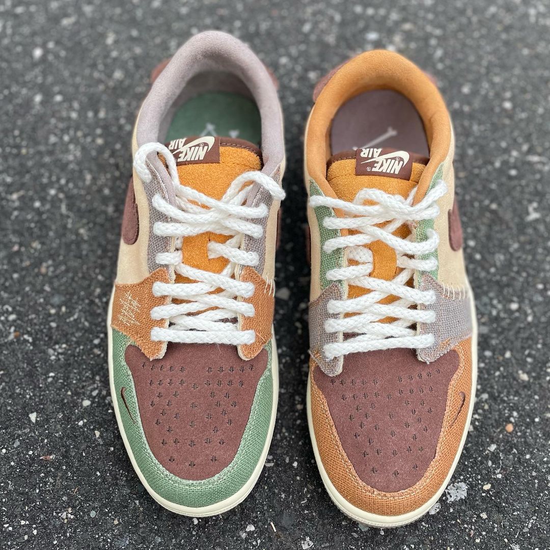 【国内 11/8 発売】Zion Williamson x NIKE AIR JORDAN 1 LOW RETRO OG “Voodoo/Flax” (ザイオン・ウィリアムソン ナイキ エア ジョーダン 1 ロー レトロ OG “ブードゥー/フラックス”) [DZ7292-200]