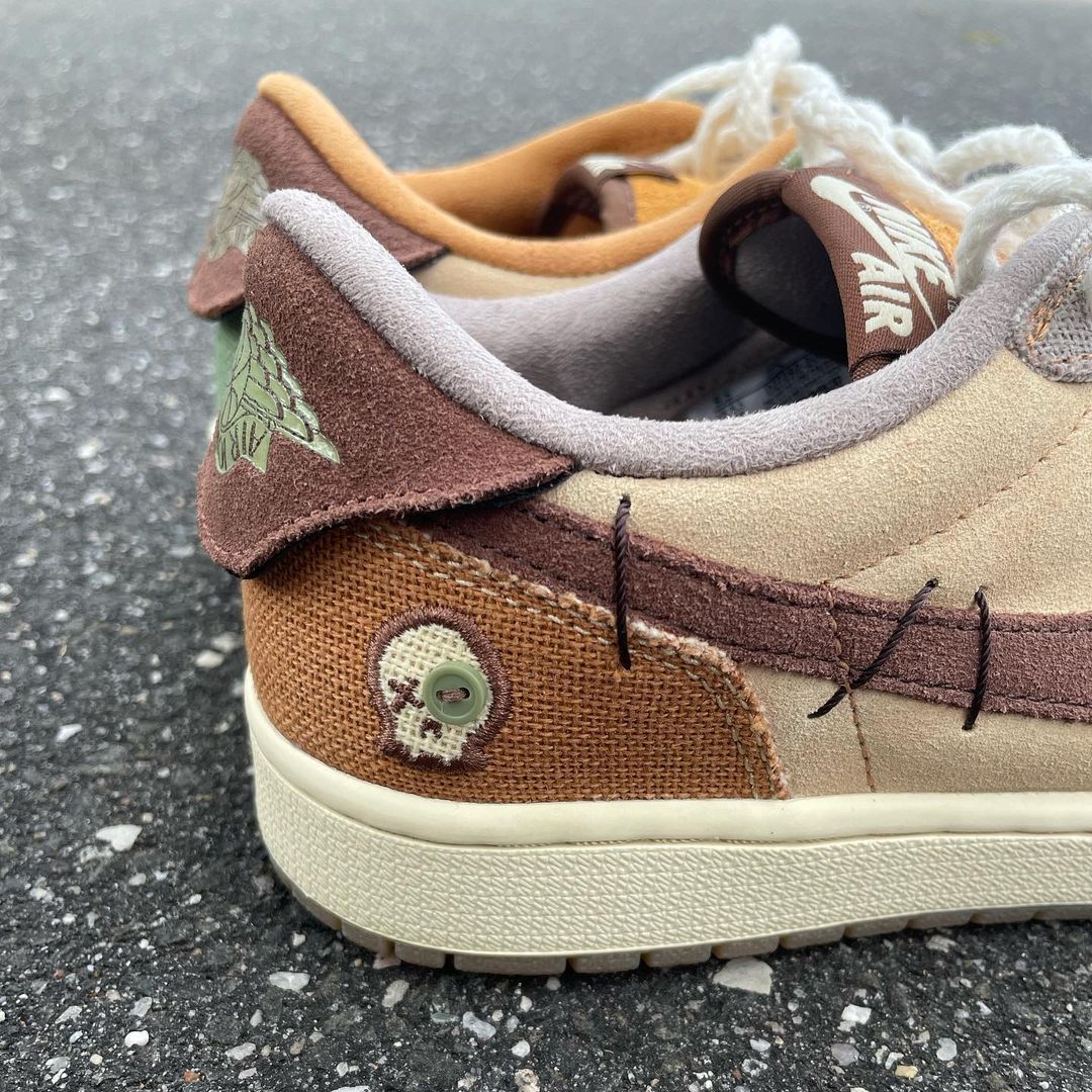 【国内 11/8 発売】Zion Williamson x NIKE AIR JORDAN 1 LOW RETRO OG “Voodoo/Flax” (ザイオン・ウィリアムソン ナイキ エア ジョーダン 1 ロー レトロ OG “ブードゥー/フラックス”) [DZ7292-200]