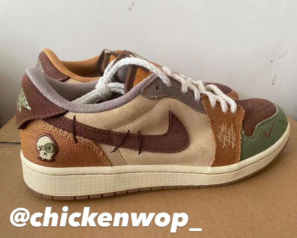 【国内 11/8 発売】Zion Williamson x NIKE AIR JORDAN 1 LOW RETRO OG “Voodoo/Flax” (ザイオン・ウィリアムソン ナイキ エア ジョーダン 1 ロー レトロ OG “ブードゥー/フラックス”) [DZ7292-200]