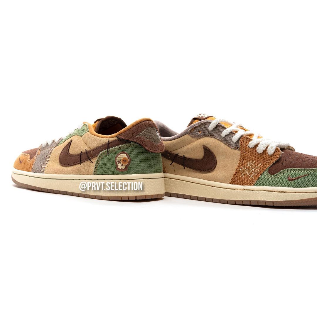 【国内 11/8 発売】Zion Williamson x NIKE AIR JORDAN 1 LOW RETRO OG “Voodoo/Flax” (ザイオン・ウィリアムソン ナイキ エア ジョーダン 1 ロー レトロ OG “ブードゥー/フラックス”) [DZ7292-200]