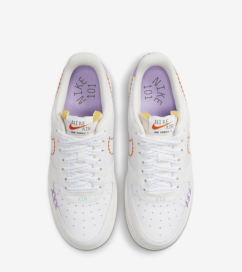 2022年 発売予定！ナイキ フォース 1 ロー “ナイキ 101/ホワイト/パープル” (NIKE AIR FORCE 1 LOW “Nike 101/White/Purple”) [DX2348-100]