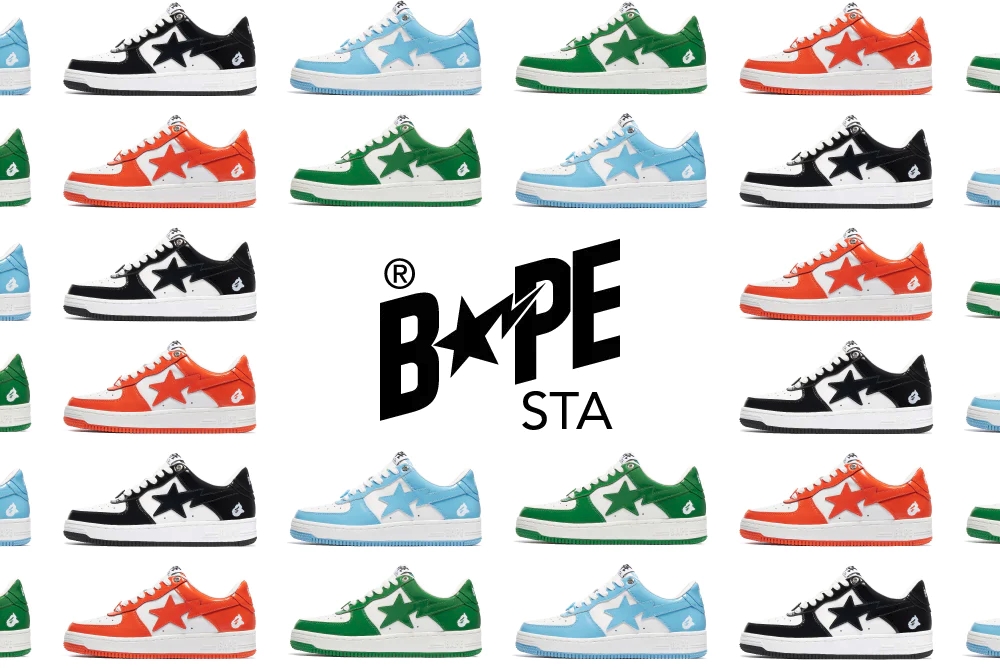 A BATHING APEからカレッジカラーの BAPE STA が6/25、6/26 発売 (ア ベイシング エイプ)