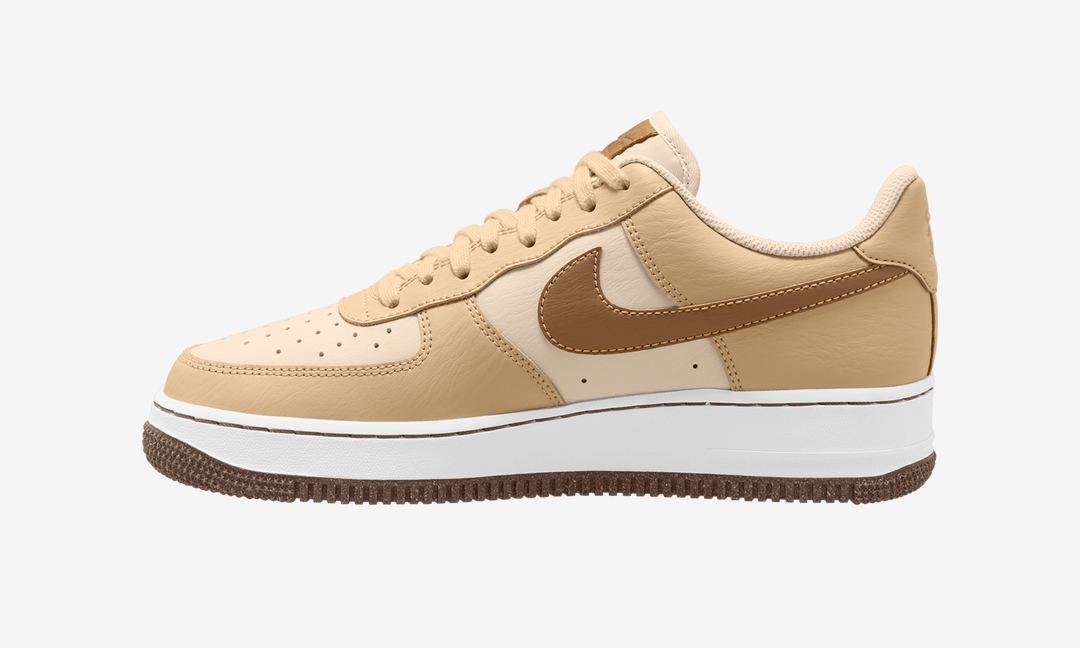 【国内 12/1 発売予定】ナイキ フォース 1 07 ロー EMB “パールホワイト/エールブラウン” (NIKE AIR FORCE 1 07 LOW EMB “Pearl White/Ale Brown”) [DQ7660-200]