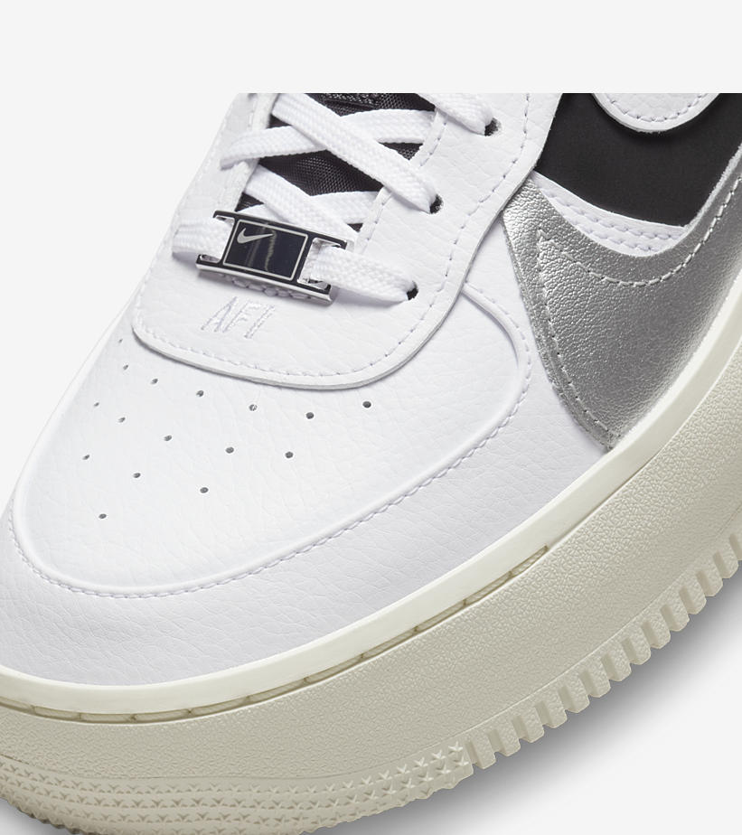 2022年 発売予定！ナイキ エア フォース 1 ロー プラットフォーム “ホワイト/シルバー” (NIKE AIR FORCE 1 LOW PLTAFORM/PLT.AF.ORM “White/Silver”) [DX3199-100]