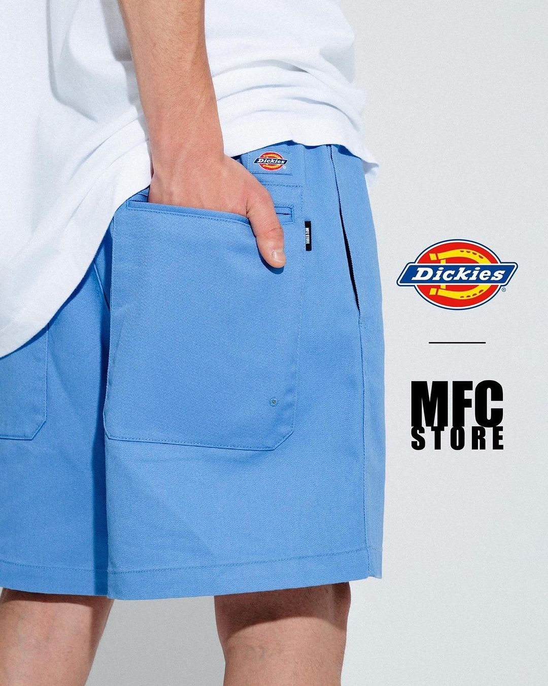 Dickies x MFC STORE コラボ第3弾 TUCK SHORT WORK PANTSが発売中 (ディッキーズ エムエフシー)