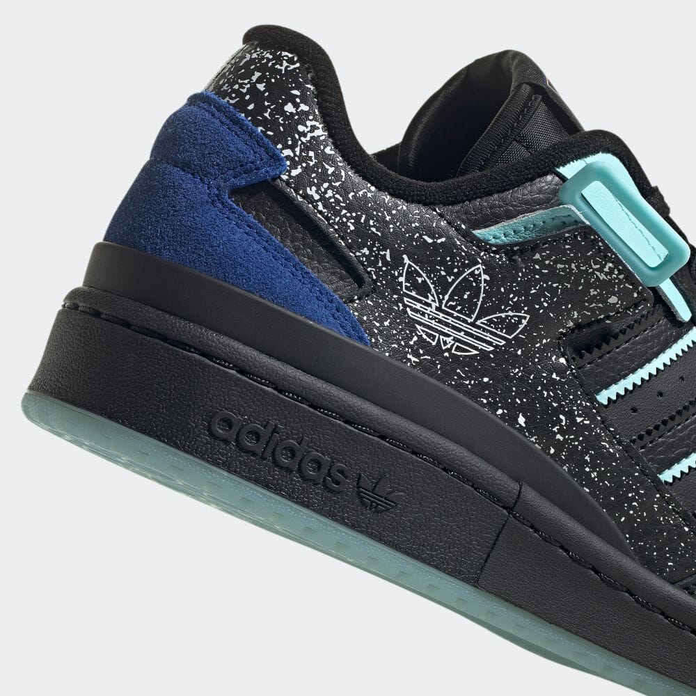 【発売予定】adidas Originals FORUM EXHIBIT LOW “Core Black/Clear Aqua” (アディダス オリジナルス フォーラム エクシビット ロー “コアブラック/クリアアクア”) [GY4669]