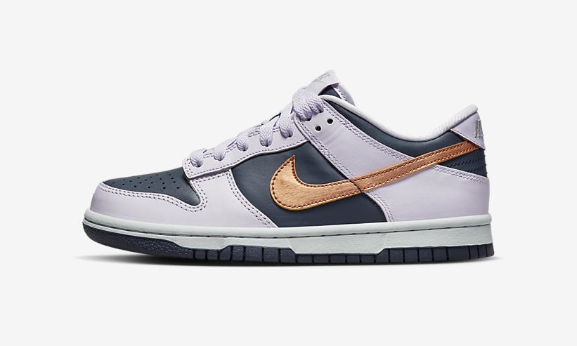 2022年 発売予定！ナイキ GS ダンク ロー “ネイビー/カッパースウッシュ” (NIKE GS DUNK LOW “Navy/Copper Swoosh”) [DX1663-400]