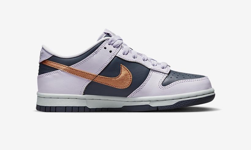 2022年 発売予定！ナイキ GS ダンク ロー “ネイビー/カッパースウッシュ” (NIKE GS DUNK LOW “Navy/Copper Swoosh”) [DX1663-400]