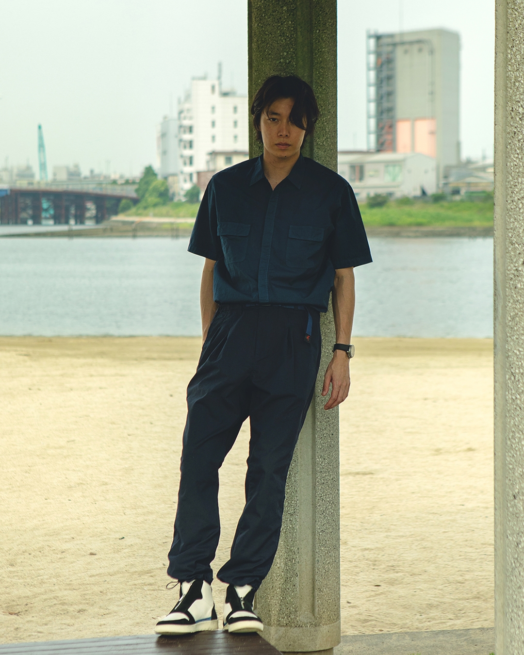 GRAMICCI × nonnative コラボ 新作 WALKER EASY PANTS & SHORTS POLY TWILL STRETCH COOLMAX が7/2 ​発売 (グラミチ ノンネイティブ)