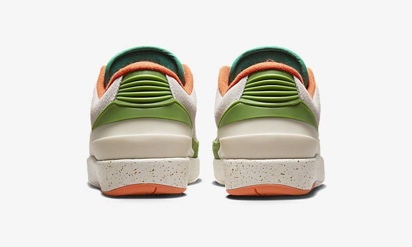 【国内 10/21 発売】Titan × NIKE WMNS AIR JORDAN 2 LOW “White/Green/Orange” (タイタン ナイキ ウィメンズ エア ジョーダン 2 ロー “ホワイト/グリーン/オレンジ”) [DV6206-183]