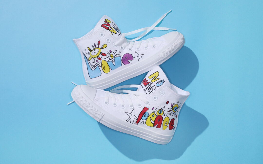 コンバースのシューズ直営店“White atelier BY CONVERSE”で展開するプリントカスタマイズデザインに､ソラミミストとしても有名な安齋肇さんが登場！