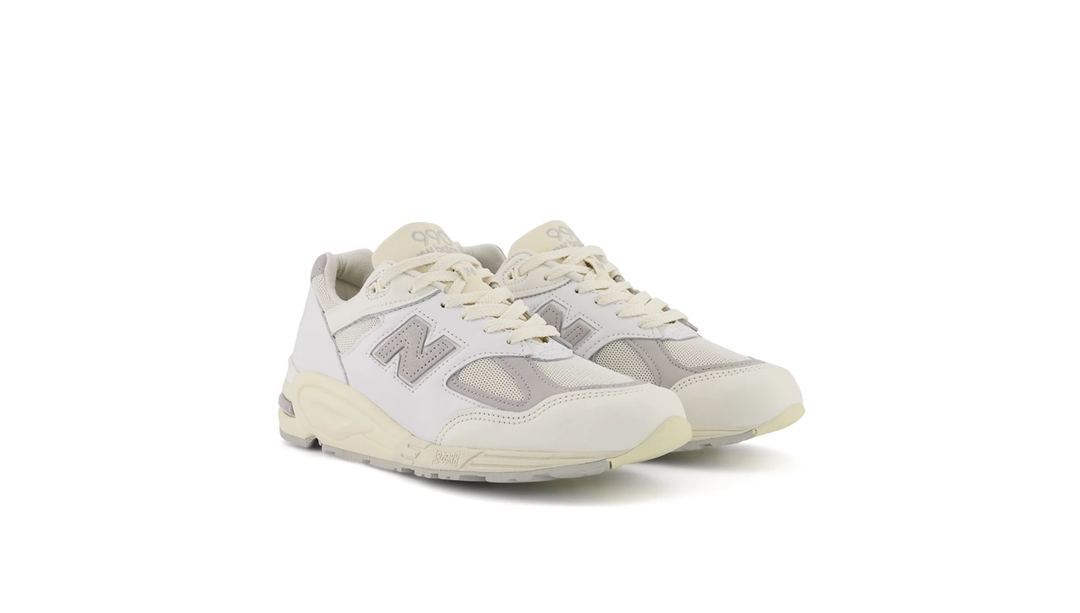 【国内 7/7 発売】「Aimé Leon Dore/Teddy Santis」が手掛ける、New Balance M990v2 TC2 “White” Made in USA (ニューバランス “ホワイト” メイドインUSA)