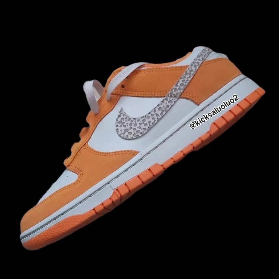 【国内 11/12 発売】ナイキ ダンク ロー “サファリスウッシュ/ホワイト/オレンジ” (NIKE DUNK LOW “Safari Swoosh/White/Orange”) [DR0156-800]