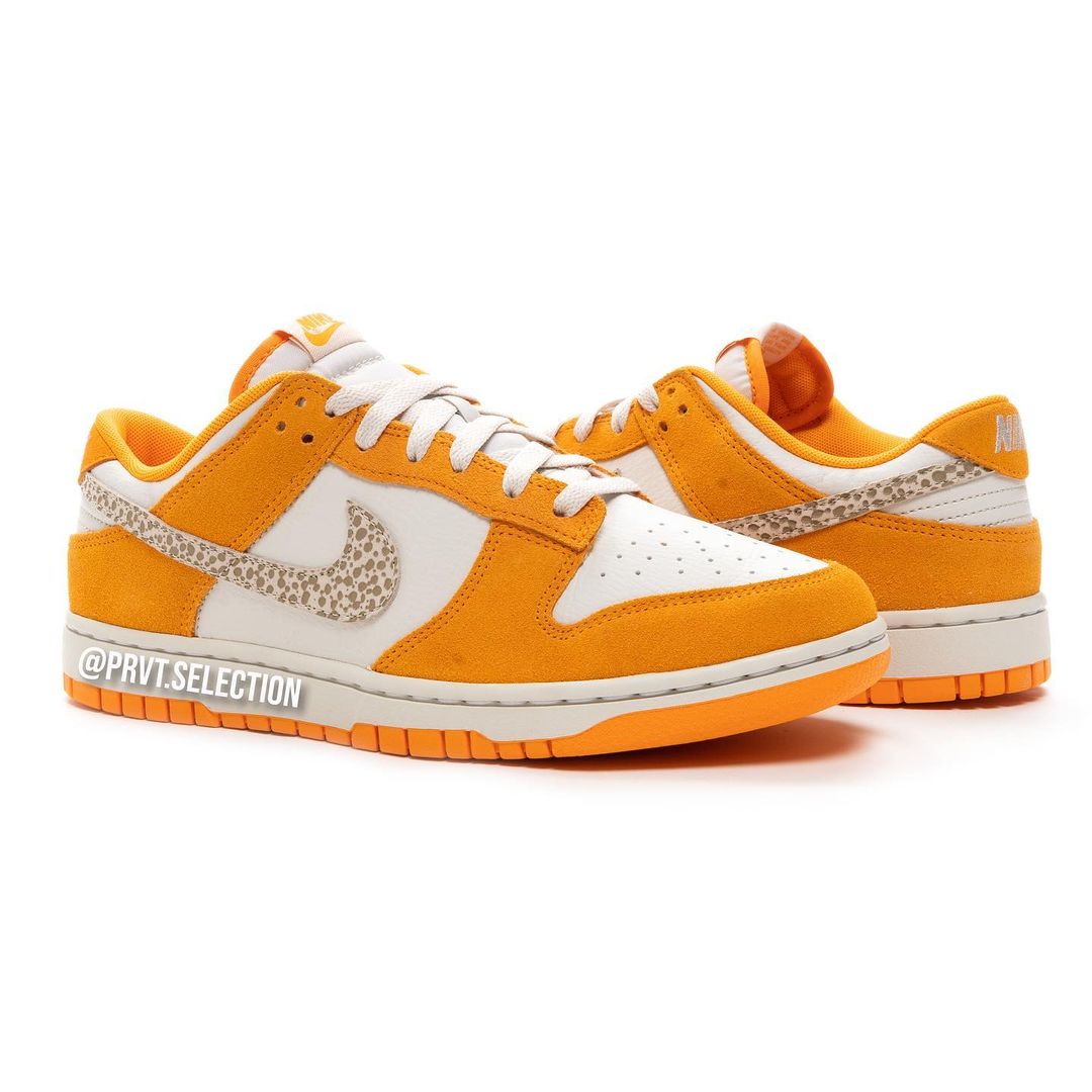 【国内 11/12 発売】ナイキ ダンク ロー “サファリスウッシュ/ホワイト/オレンジ” (NIKE DUNK LOW “Safari Swoosh/White/Orange”) [DR0156-800]