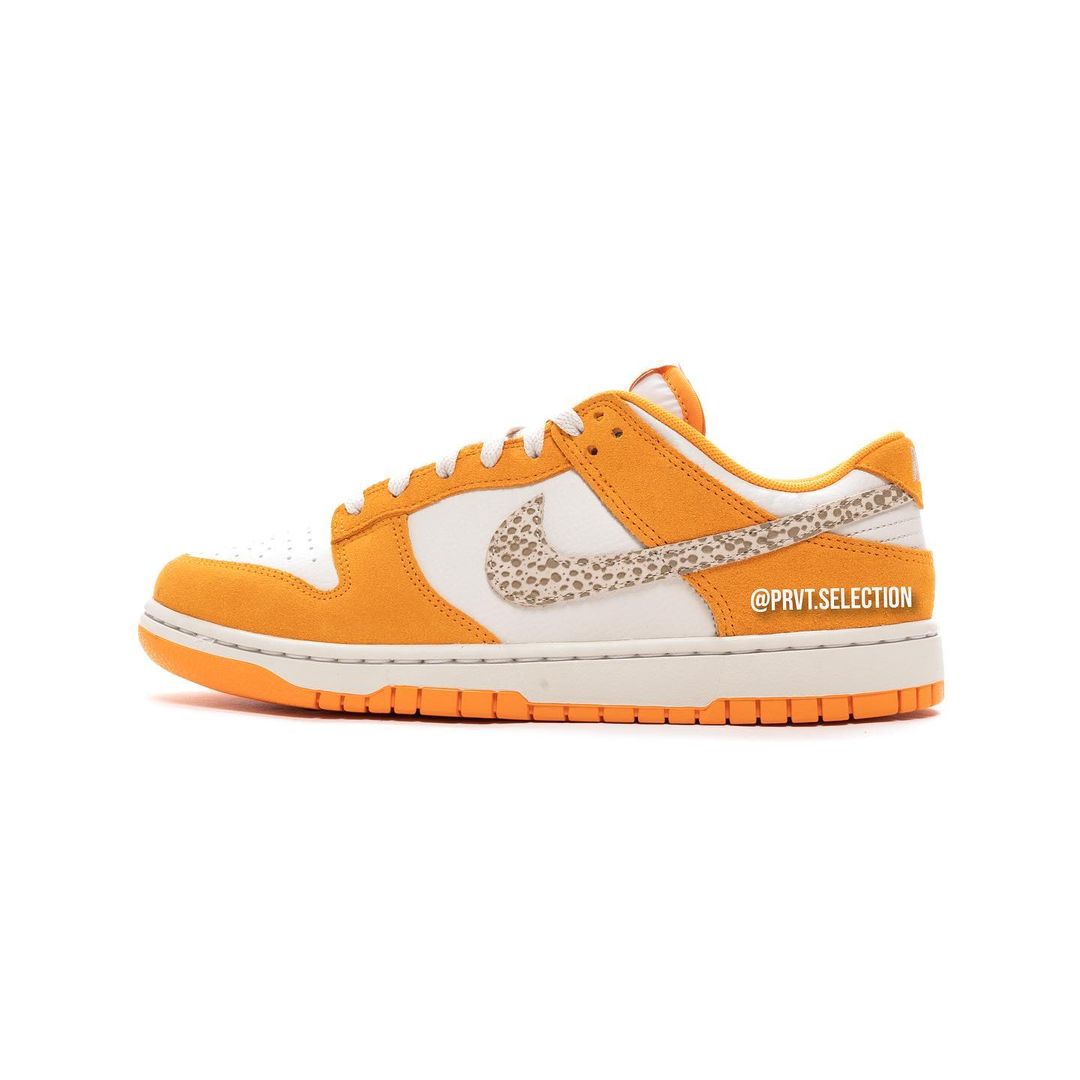 【国内 11/12 発売】ナイキ ダンク ロー “サファリスウッシュ/ホワイト/オレンジ” (NIKE DUNK LOW “Safari Swoosh/White/Orange”) [DR0156-800]