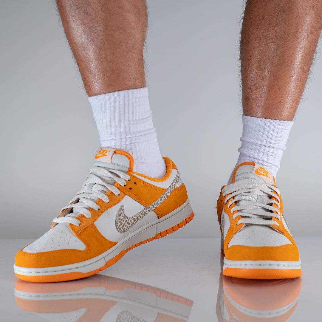 2022年 発売予定！ナイキ ダンク ロー "サファリスウッシュ/ホワイト/オレンジ" (NIKE DUNK LOW "Safari Swoosh/White/Orange") [DR0156-800]