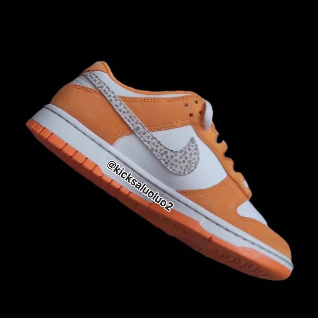 【国内 11/12 発売】ナイキ ダンク ロー “サファリスウッシュ/ホワイト/オレンジ” (NIKE DUNK LOW “Safari Swoosh/White/Orange”) [DR0156-800]